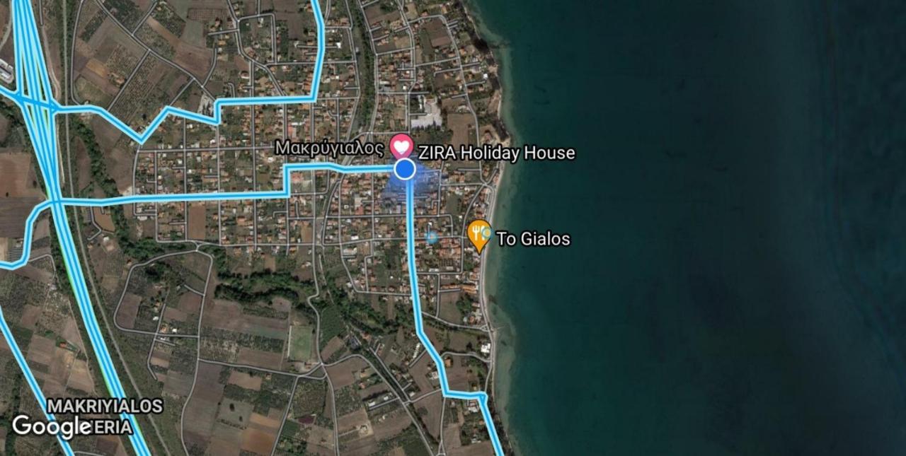 Zira Holiday House Makrygialos Ngoại thất bức ảnh